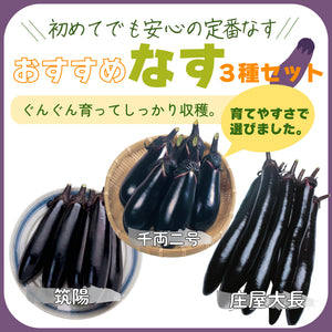 おすすめなす３種セット｜なす苗セット